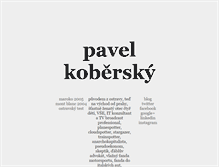 Tablet Screenshot of kobersky.com